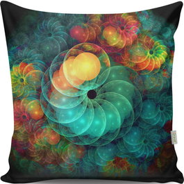 Aberto Design Cojín A12980 Multicolor 43 x 43 cm